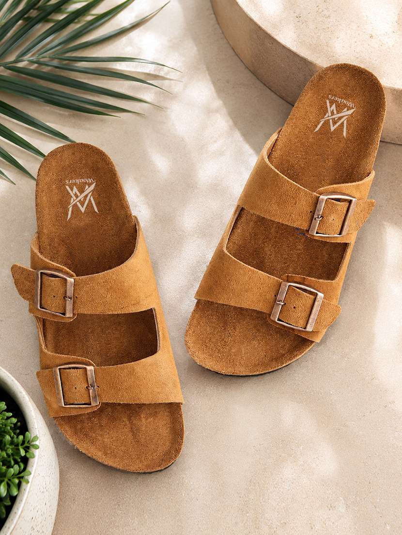 men solid strap sandal