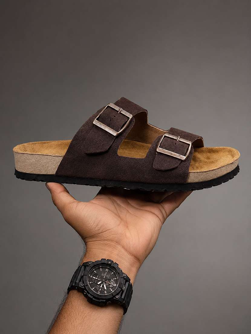 men solid strap sandal - 22517841 -  Standard Image - 3