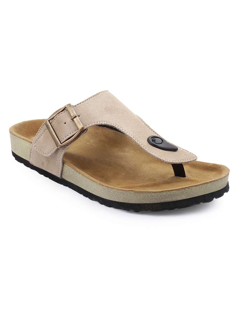 men solid toe seperator sandal