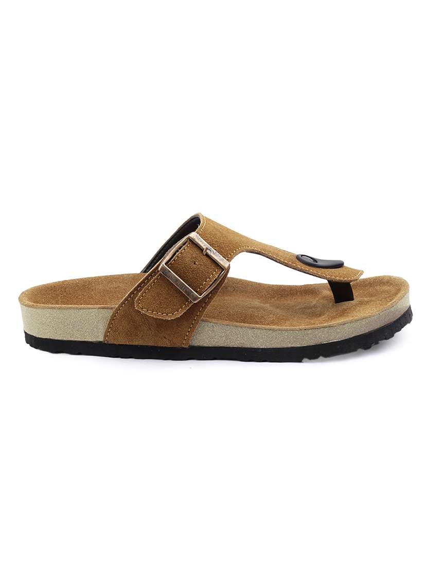 men solid toe seperator sandal - 22517843 -  Standard Image - 3
