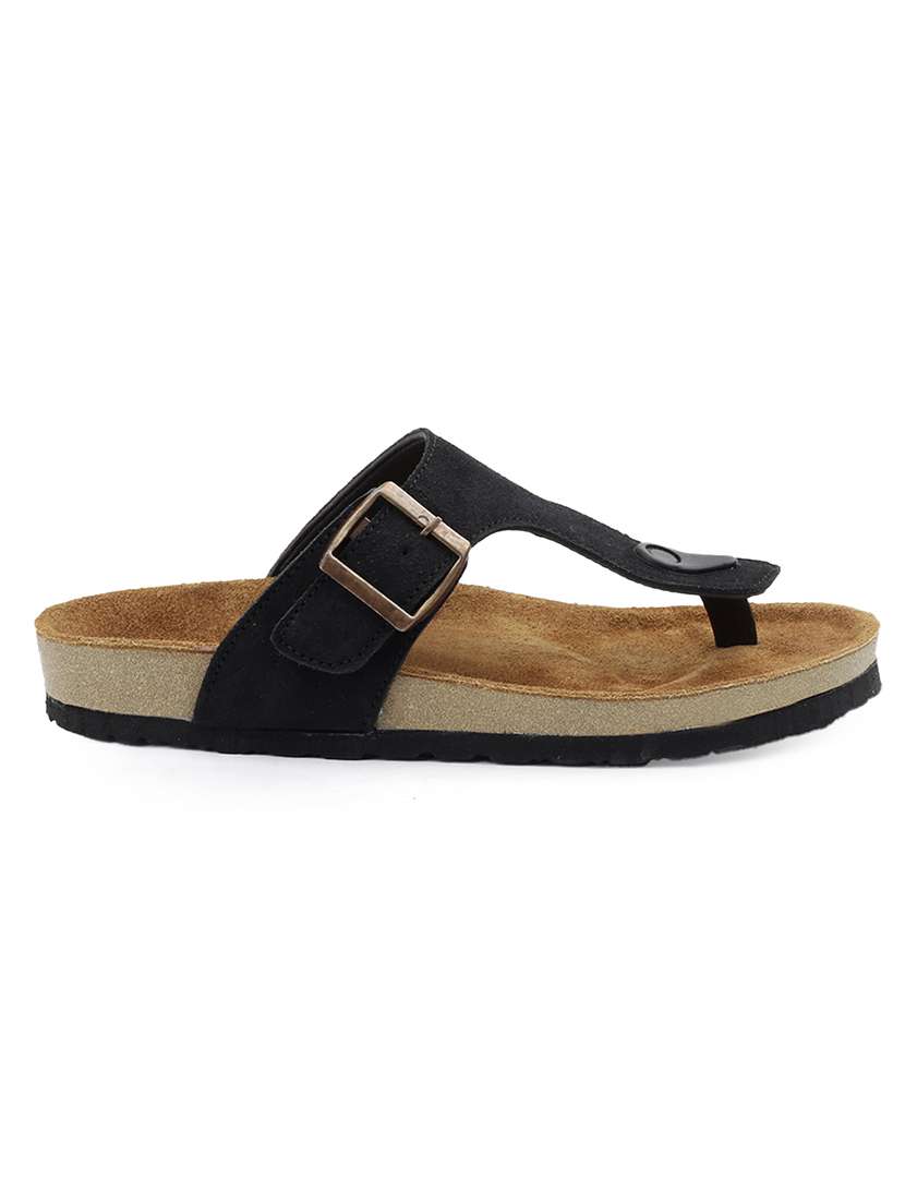 men solid toe seperator sandal - 22517844 -  Standard Image - 3