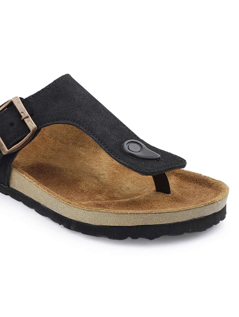 men solid toe seperator sandal - 22517844 -  Standard Image - 5