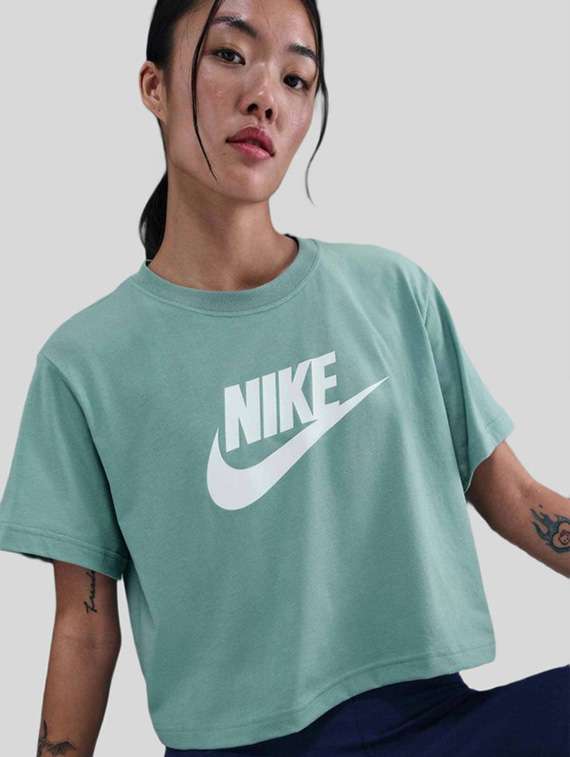  women printed round neck crop t-shirt