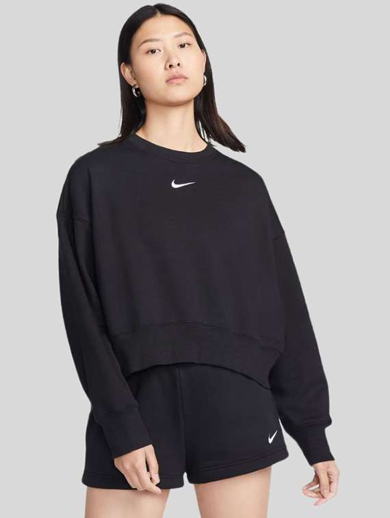 women solid round neck long sleeves sweatshirt