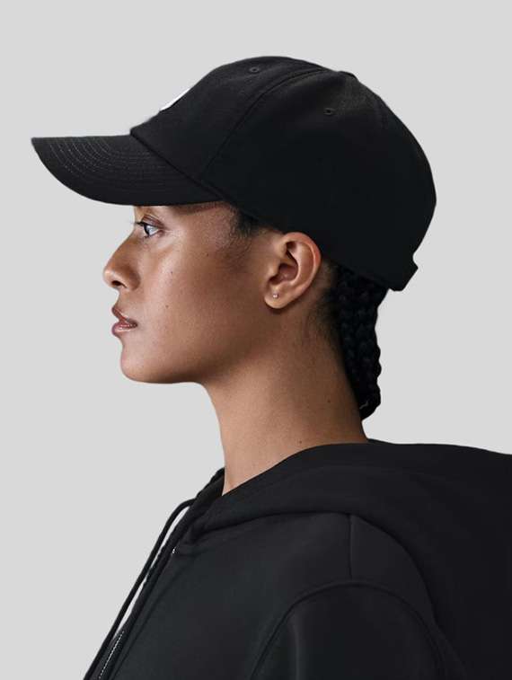 nike black cotton unstructured patch cap - 22517908 -  Standard Image - 3