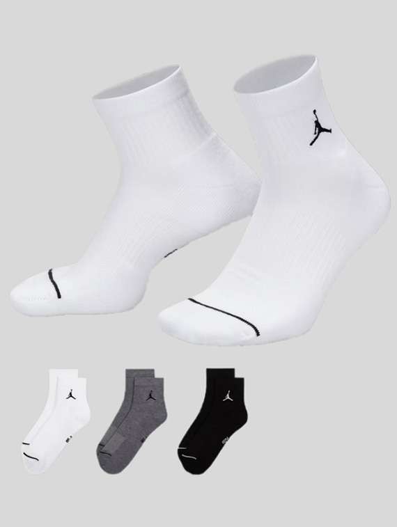 multi-colour polyester solid ankle length socks - pack of 3