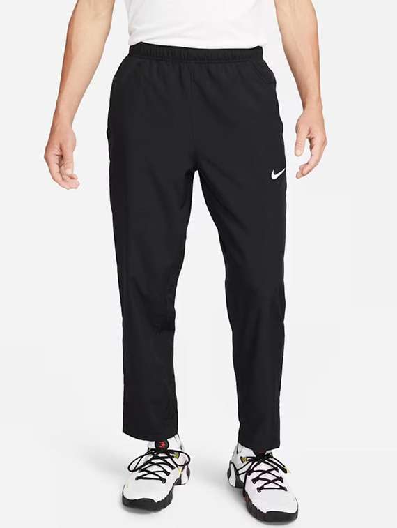men solid mid rise regular fit track pant