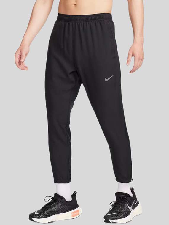 men solid mid rise slim fit jogger