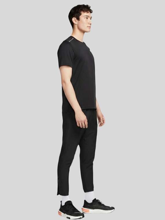 men solid mid rise slim fit jogger - 22517964 -  Standard Image - 3