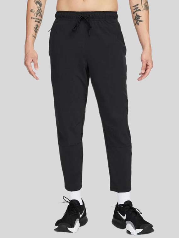 men solid mid rise ankle length track pant