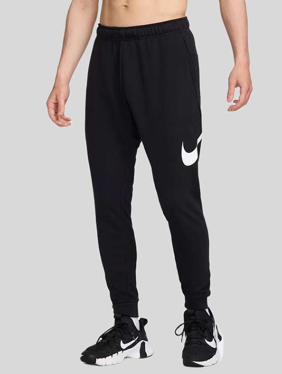 men solid mid rise regular fit jogger