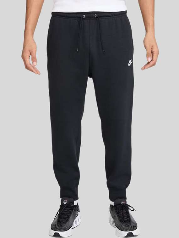 men solid mid rise regular fit jogger