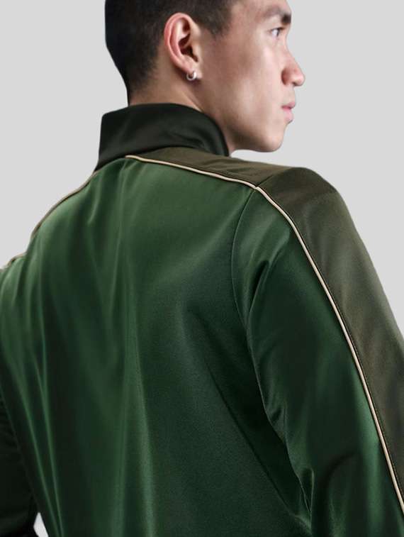 men taped long sleeve full length track suit - 22518110 -  Standard Image - 3