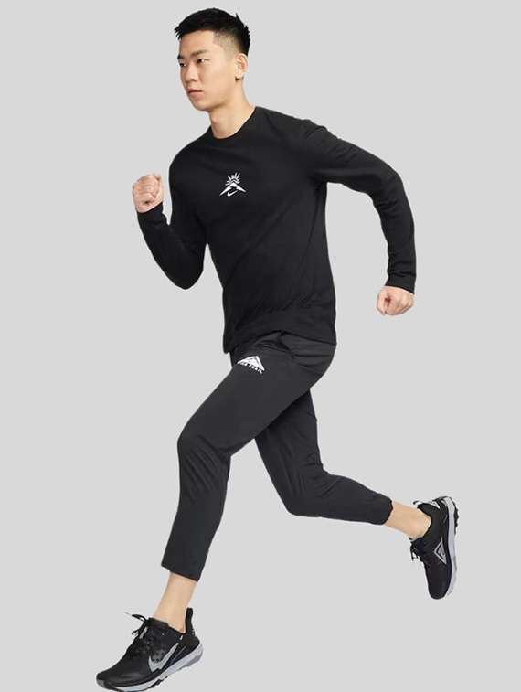 men printed long sleeve sport t-shirt - 22518125 -  Standard Image - 3