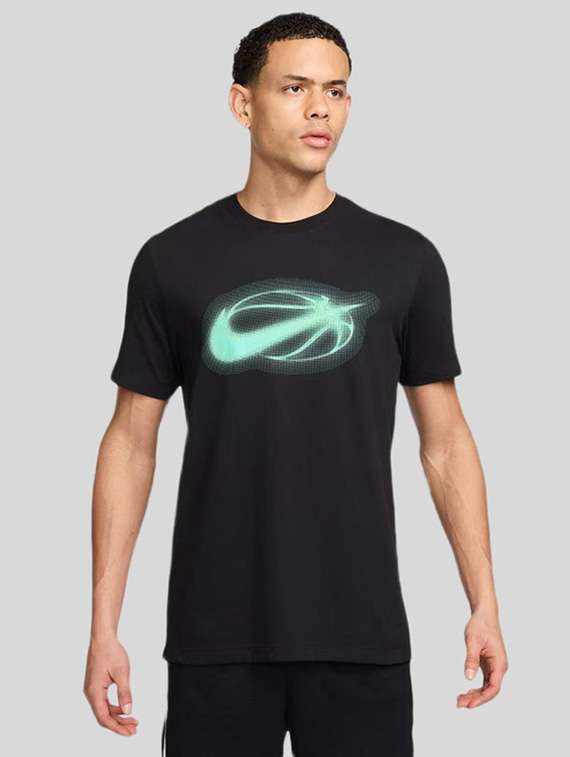 men printed short sleeve sport t-shirt