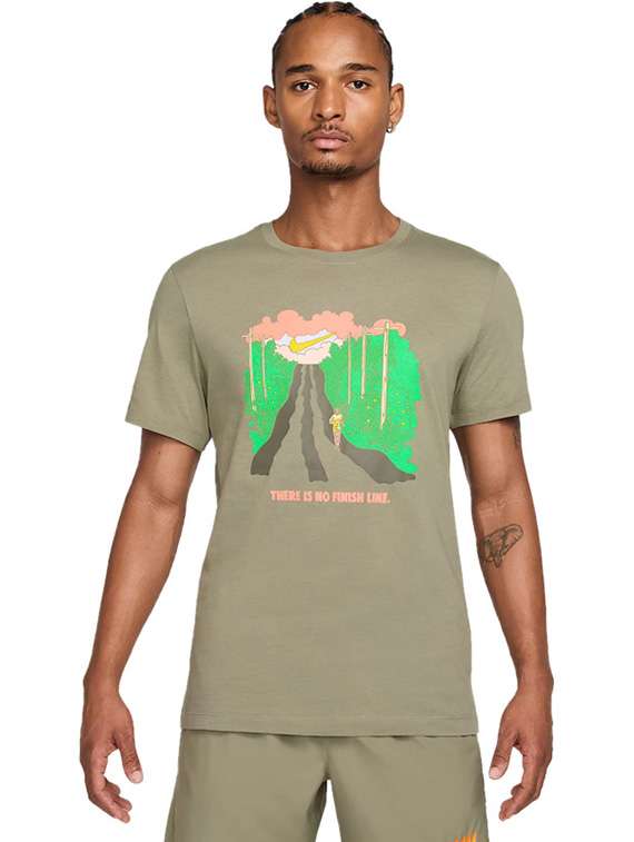 men printed short sleeve sport t-shirt