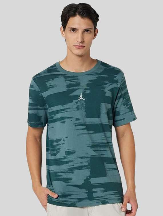 men printed short sleeve sport t-shirt