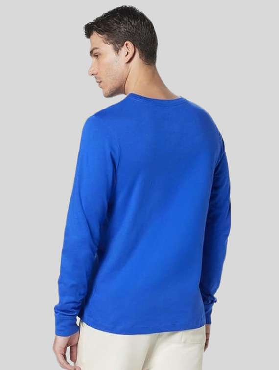 men printed lonpr sleeve regular fit t-shirt - 22518191 -  Standard Image - 3