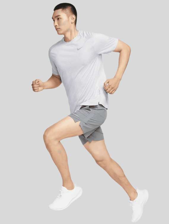 men self design short sleeve dry fit t-shirt - 22518216 -  Standard Image - 3