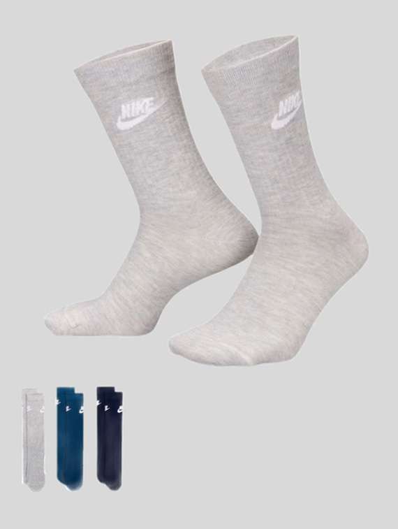 unisex pack of 3 solid above ankle length socks