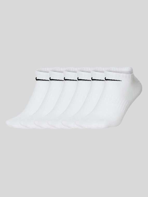 unisex pack of 6 solid socks