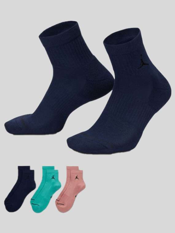 unisex pack of 3 solid socks