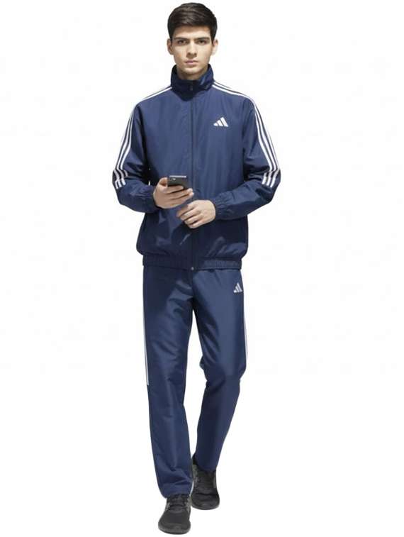 men side striped long sleeve full length track suit