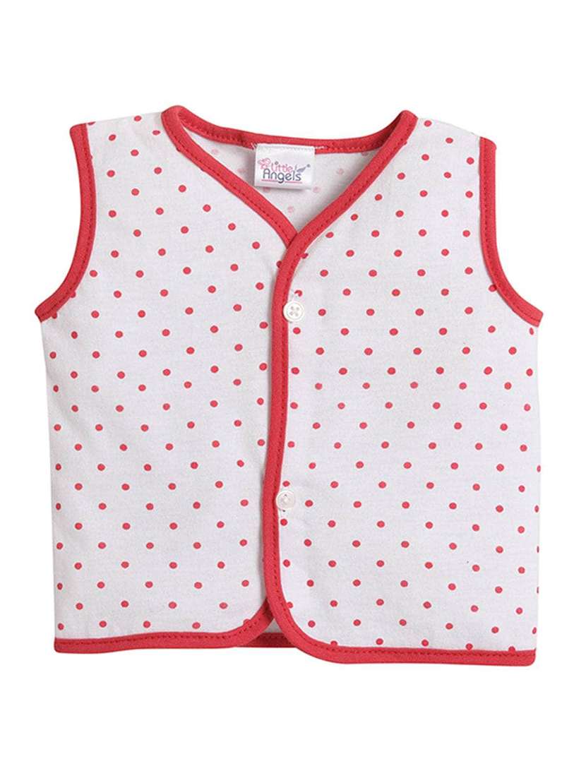 kids pack of 4 printed sleeveless jhabla - 22518287 -  Standard Image - 3