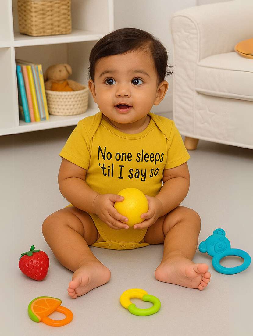 kids printed short sleeves onesie