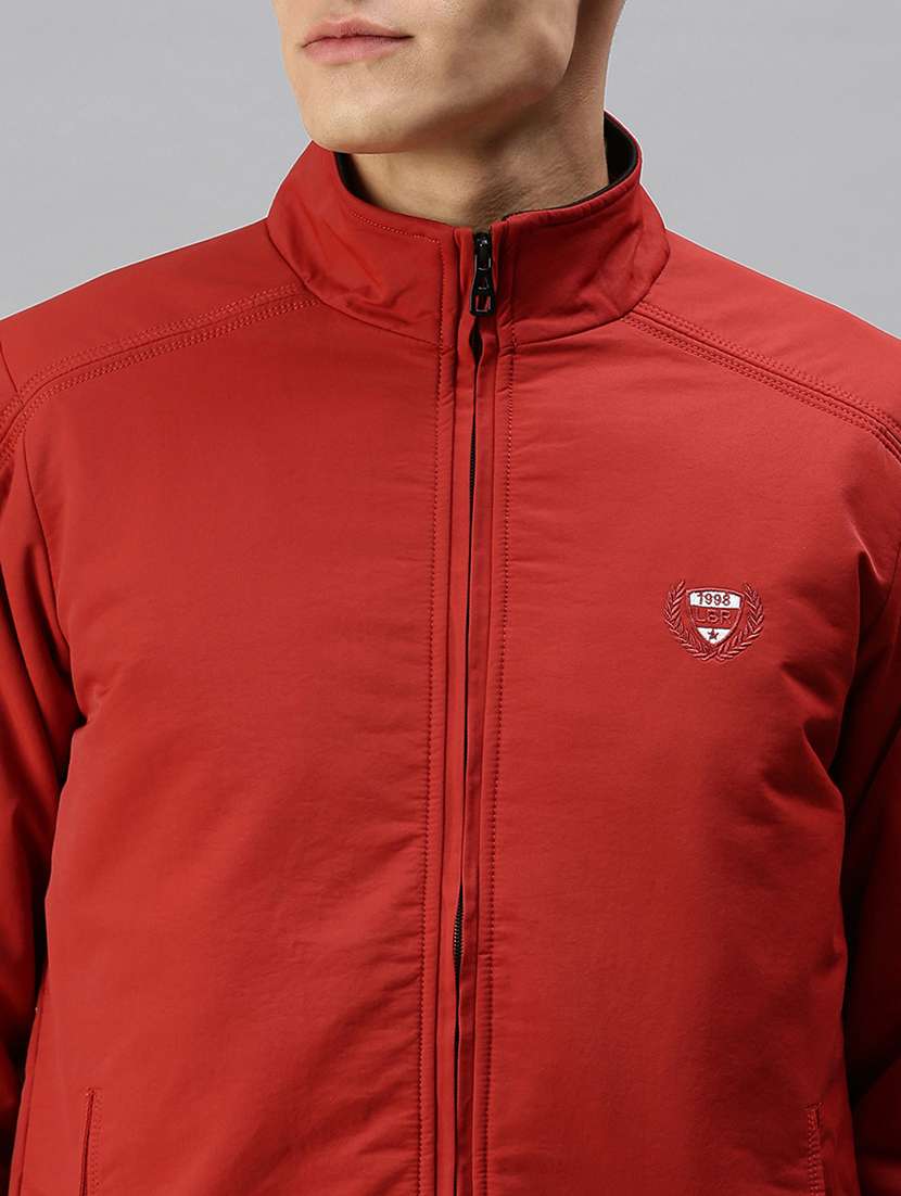men solid long sleeve insulator bomber jacket - 22518449 -  Standard Image - 5