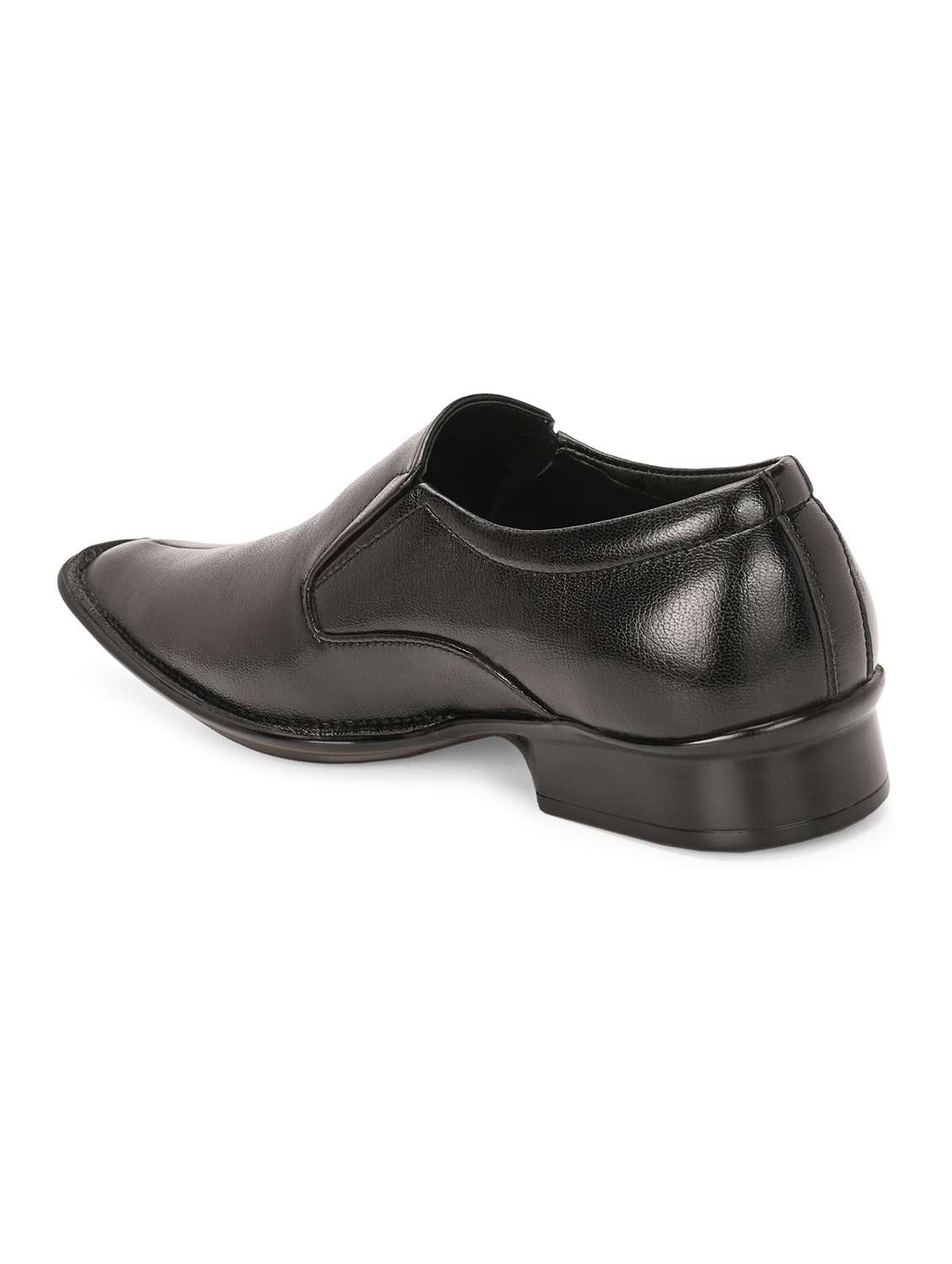 men black slip on formal shoes - 22518463 -  Standard Image - 3