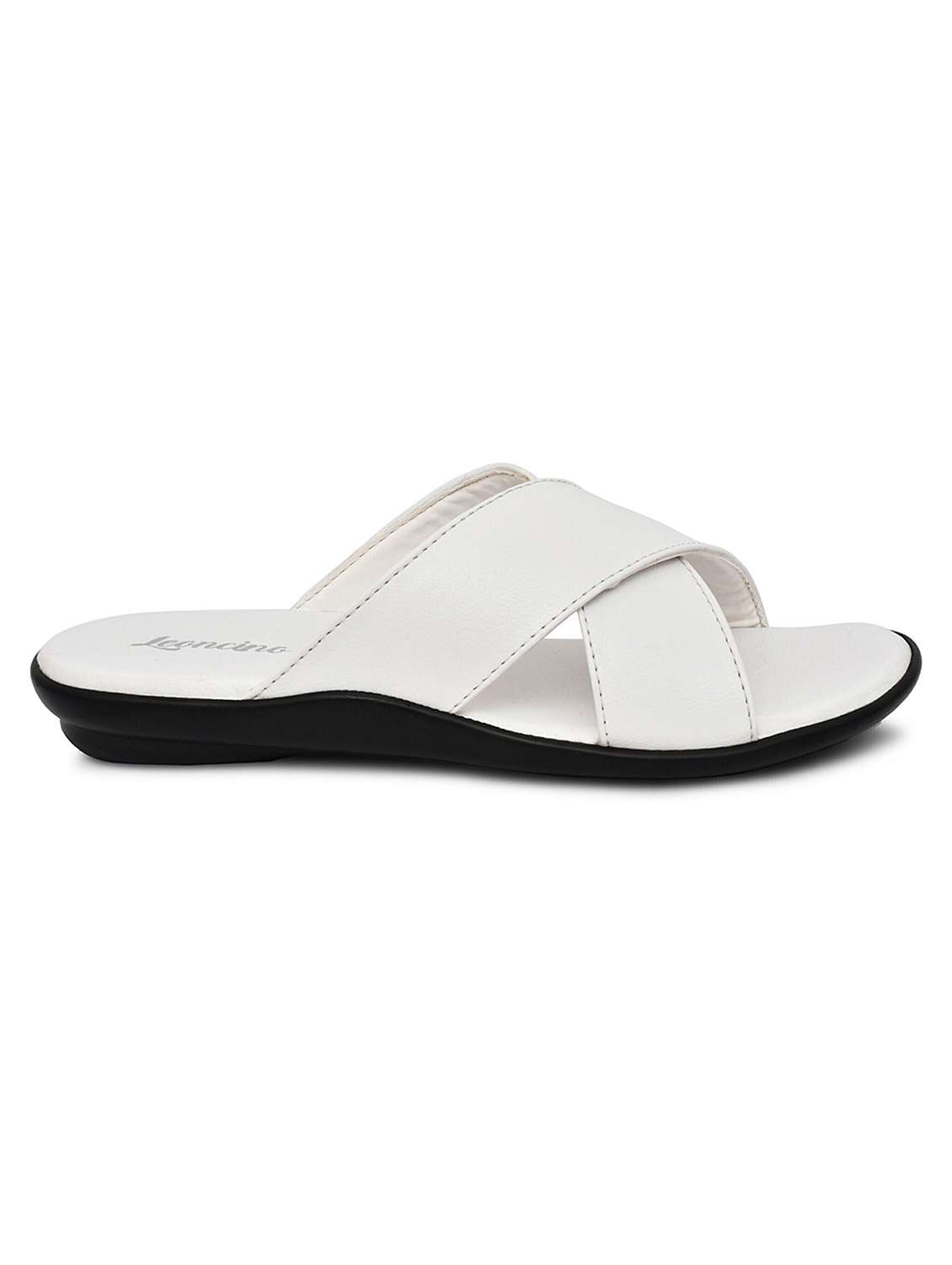 men white slip on sandal - 22518470 -  Standard Image - 3
