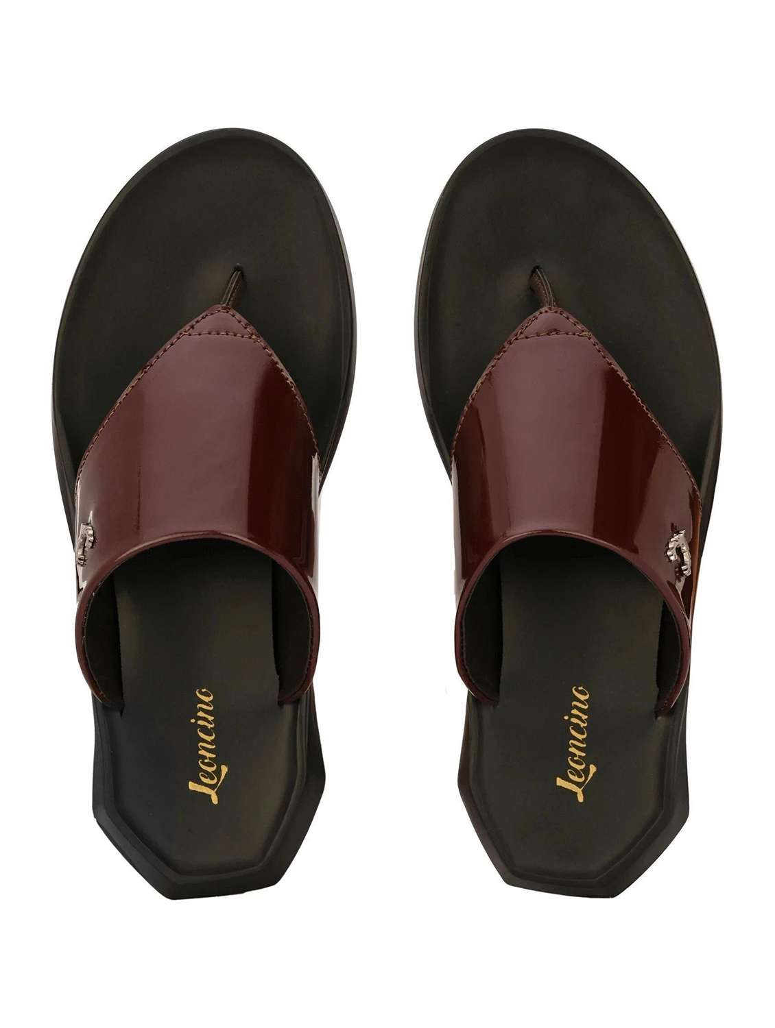 men solid toe seperator sandal - 22518488 -  Standard Image - 3