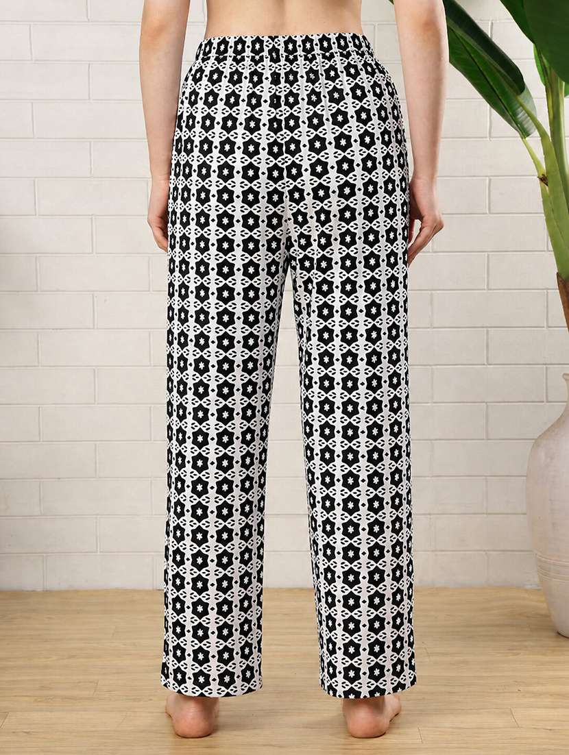 women printed mid rise pajama - 22519047 -  Standard Image - 3