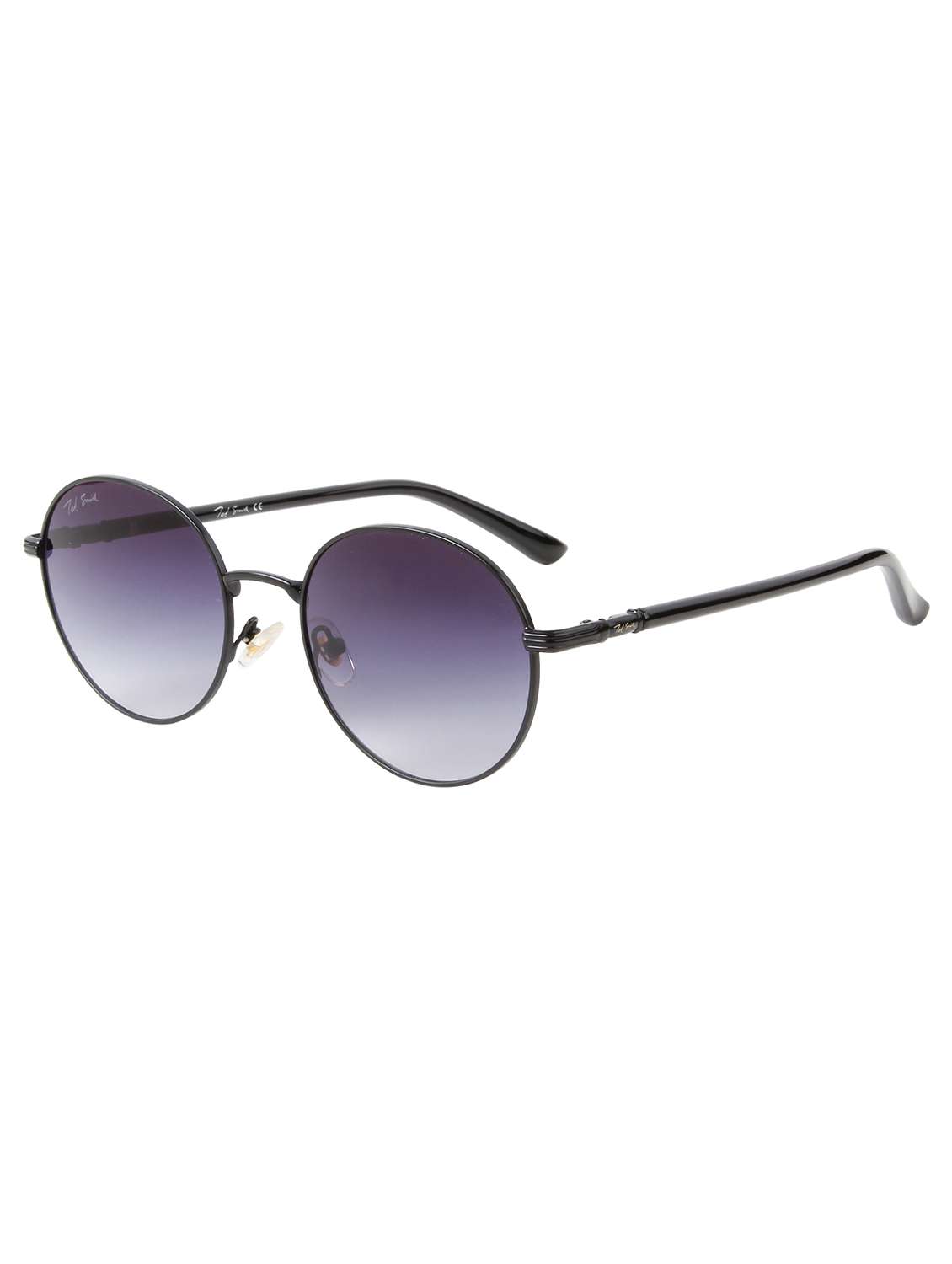 ted smith unisex round gun-purple uv protected sunglasses - 22519056 -  Standard Image - 3
