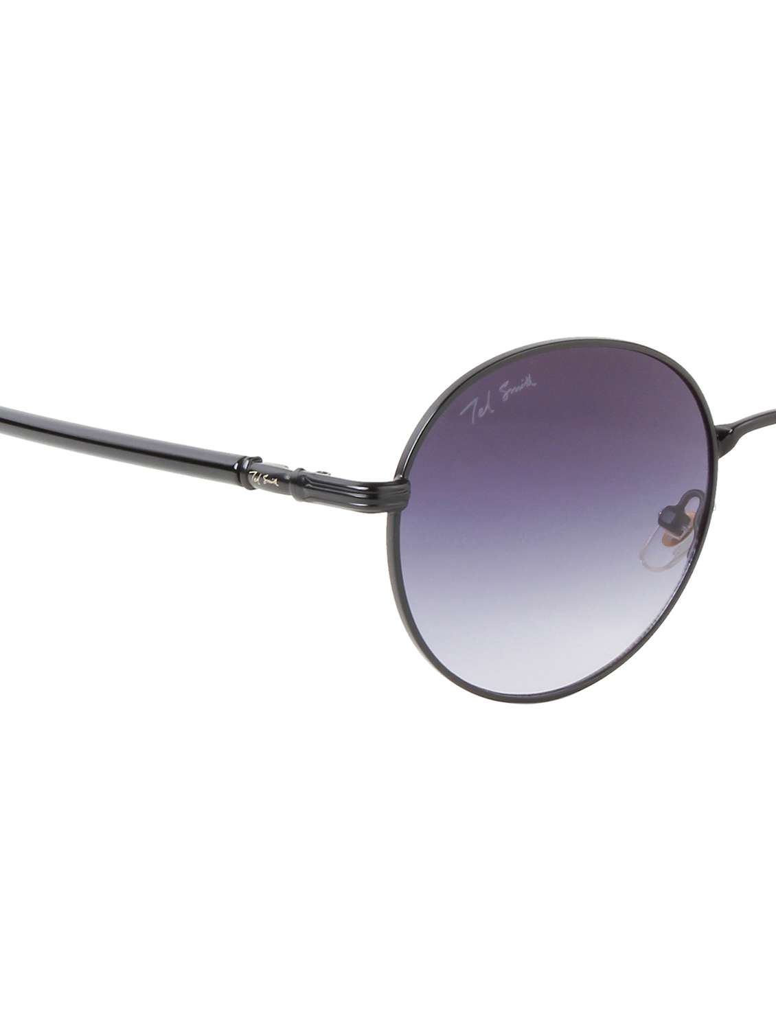 ted smith unisex round gun-purple uv protected sunglasses - 22519056 -  Standard Image - 5