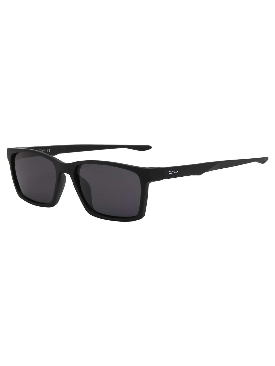 black sports aesthetic mens sunglasses with polarised and uv protected lens - 22519058 -  Standard Image - 3