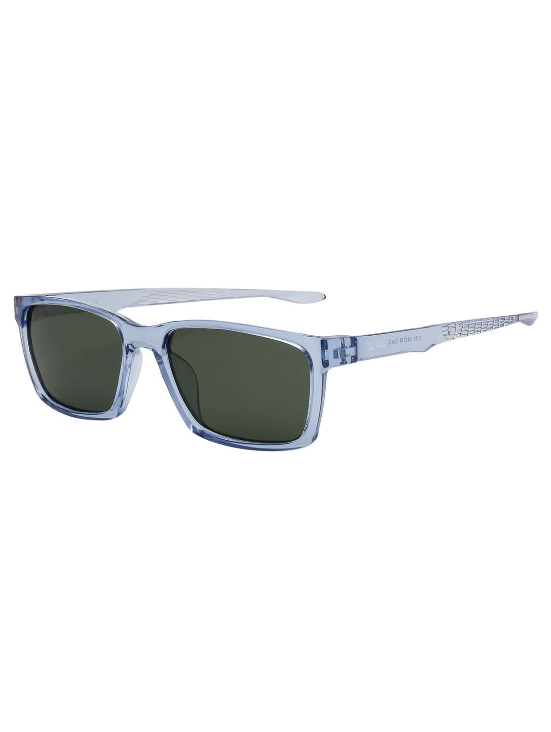 blue-green sports aesthetic mens sunglasses with polarised and uv protected lens - 22519059 -  Standard Image - 3