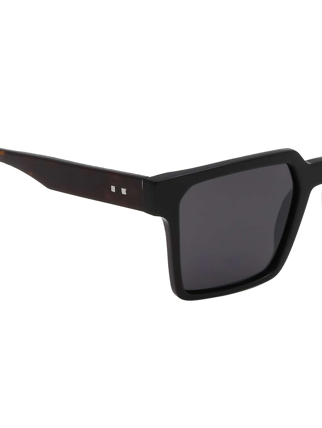 ted smith unisex black aesthetic square luxury acetate sunglasses with polarised lens - 22519064 -  Standard Image - 5