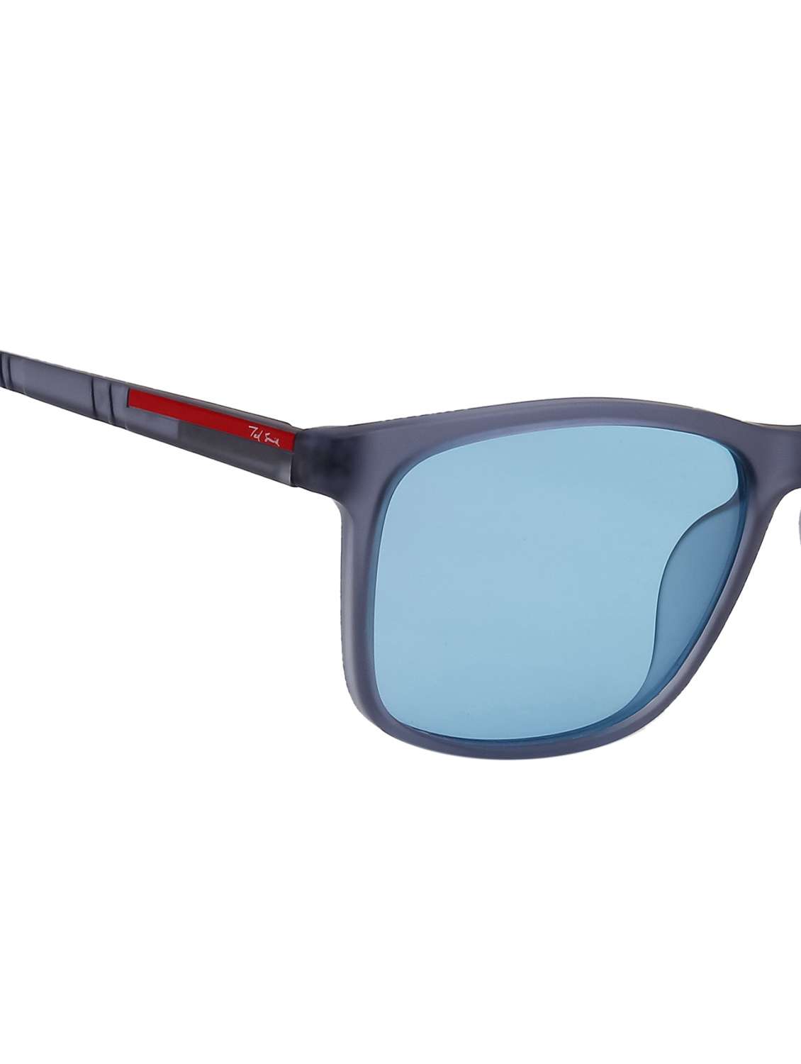 ted smith unisex blue wayfarer sports brat sunglasses with polarised lens - 22519072 -  Standard Image - 5