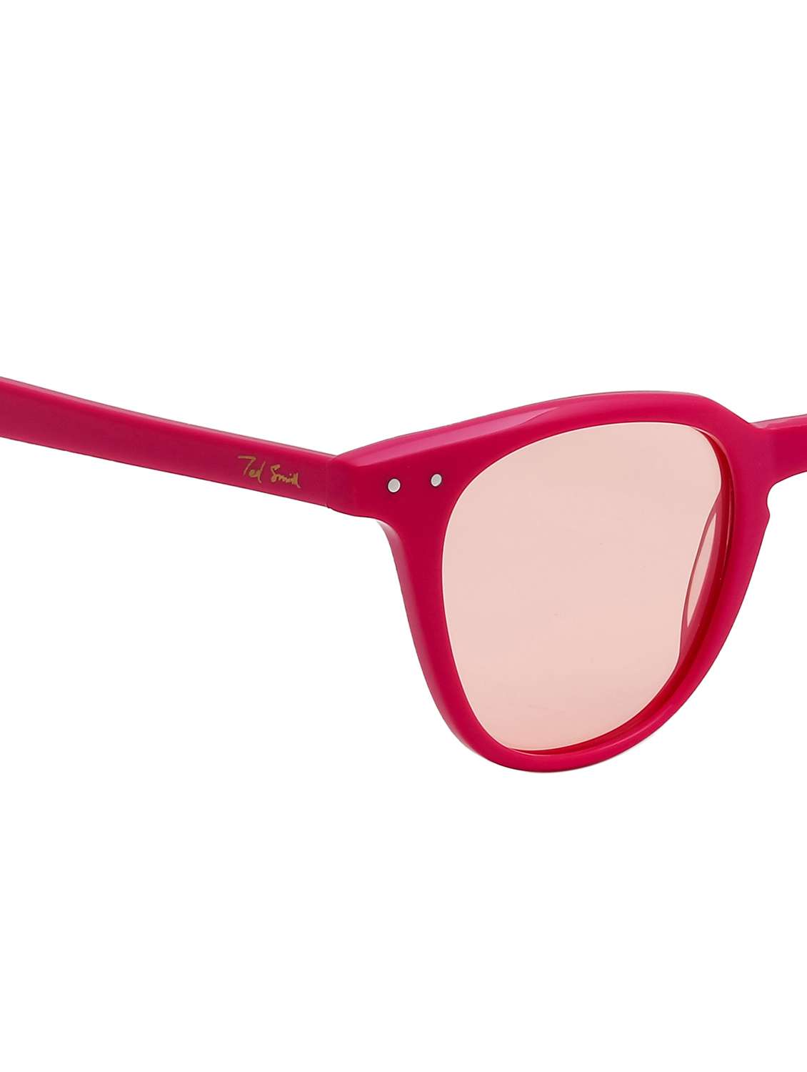 ted smith unisex aesthetic pink wayfarer luxury acetate sunglasses for with polarised lens - 22519088 -  Standard Image - 5