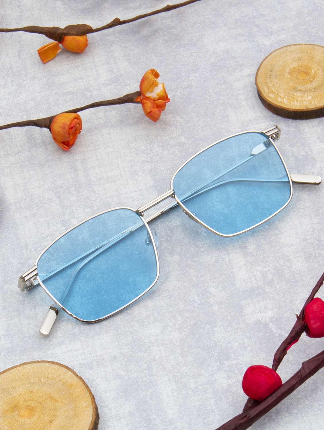 ted smith lens & wayfarer sunglasses with uv protected lens�