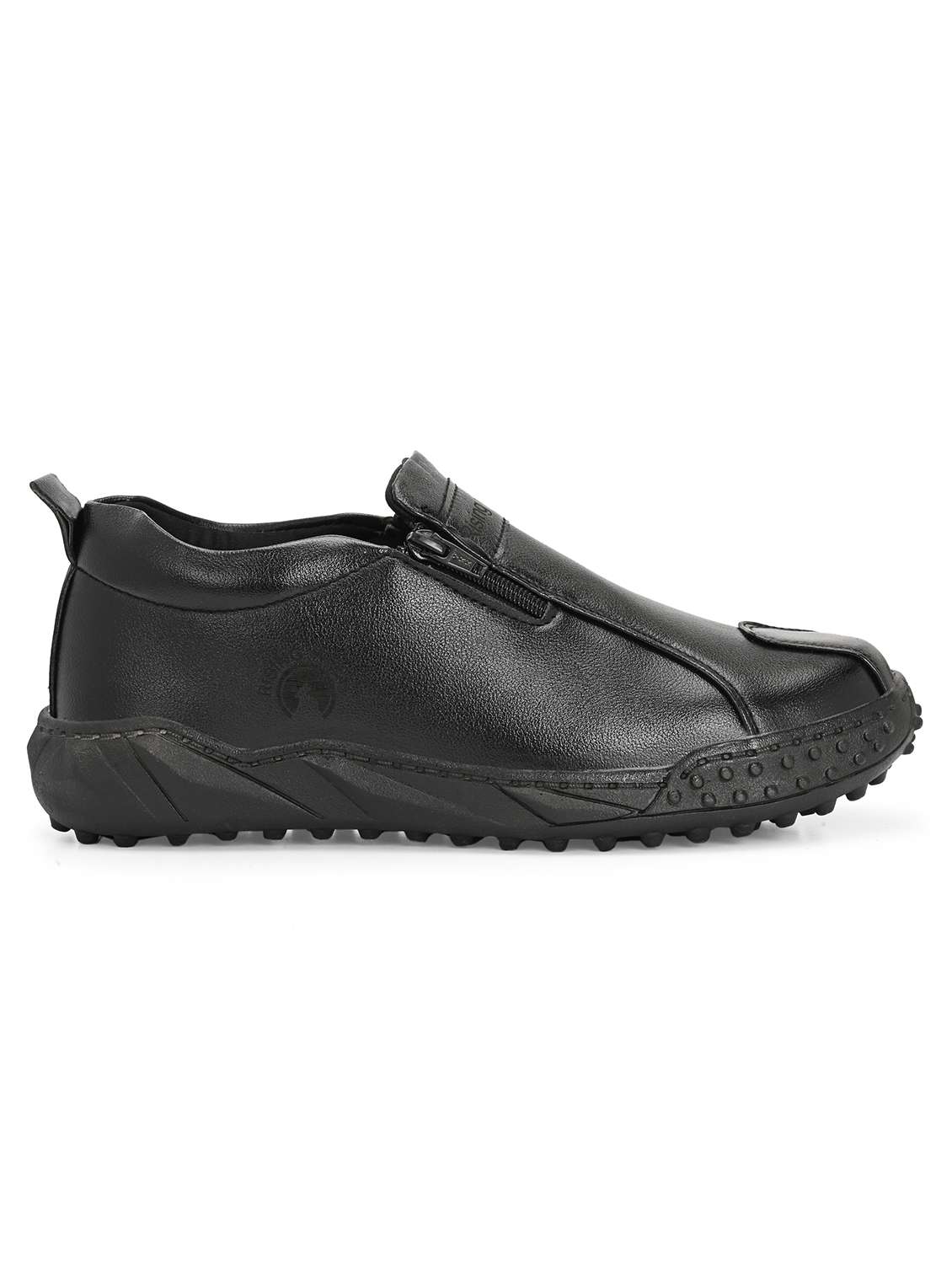 men black slip on caual shoes - 22520736 -  Standard Image - 3