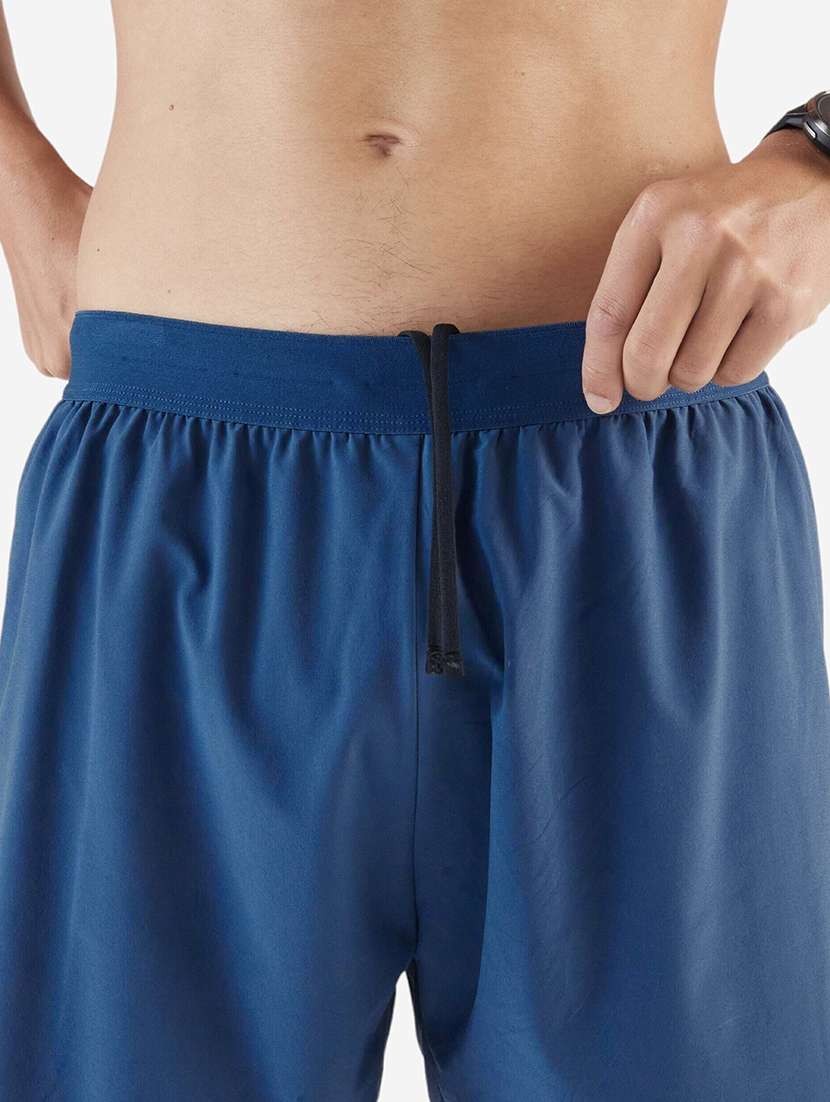 men solid mid rise regular fit sport shorts - 22520869 -  Standard Image - 3