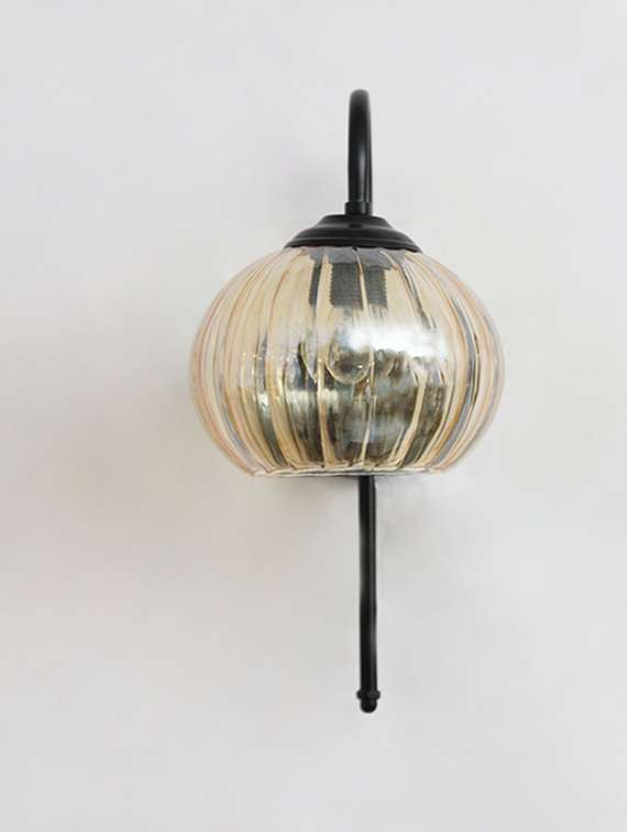 modern amber hanging black wall lamp - 22520882 -  Standard Image - 3