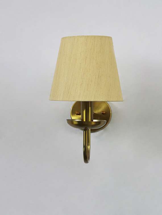 beige fabric shade wall lamp - 22520886 -  Standard Image - 3