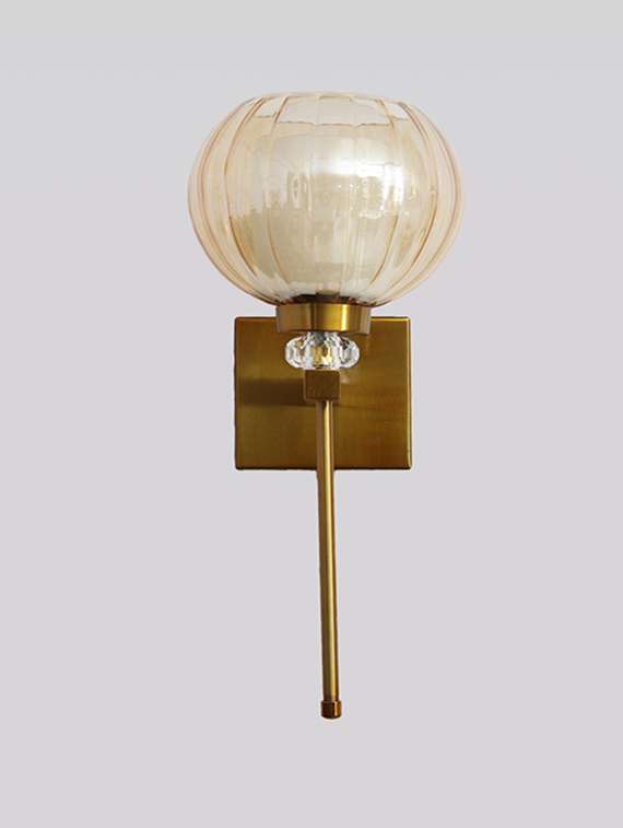 decorative amber kharbuja wall sconce - 22520890 -  Standard Image - 3