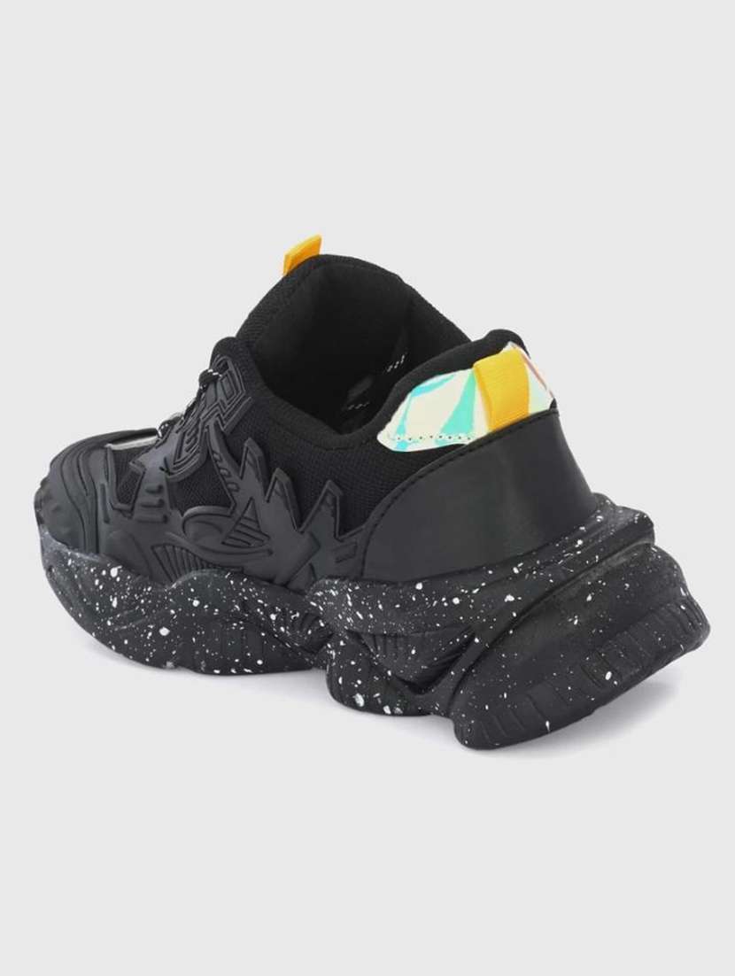 men black lace up sneaker - 22520892 -  Standard Image - 3