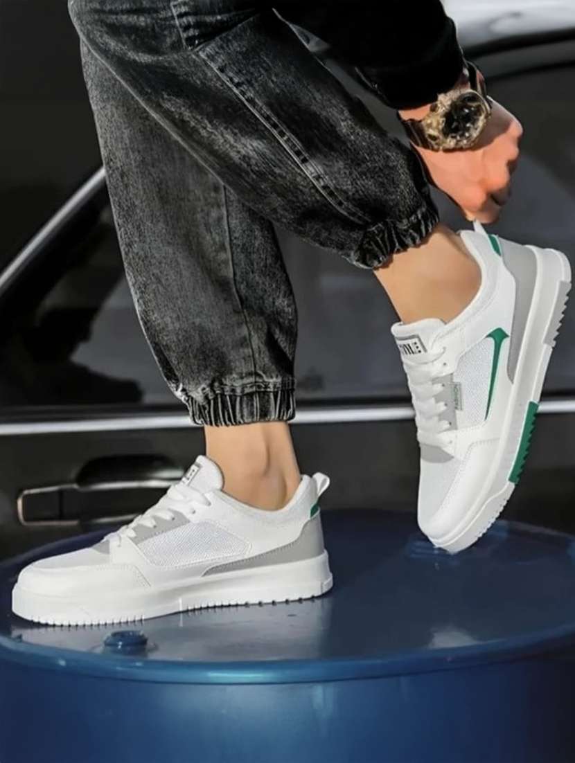 men color block lace up sneaker - 22520900 -  Standard Image - 3