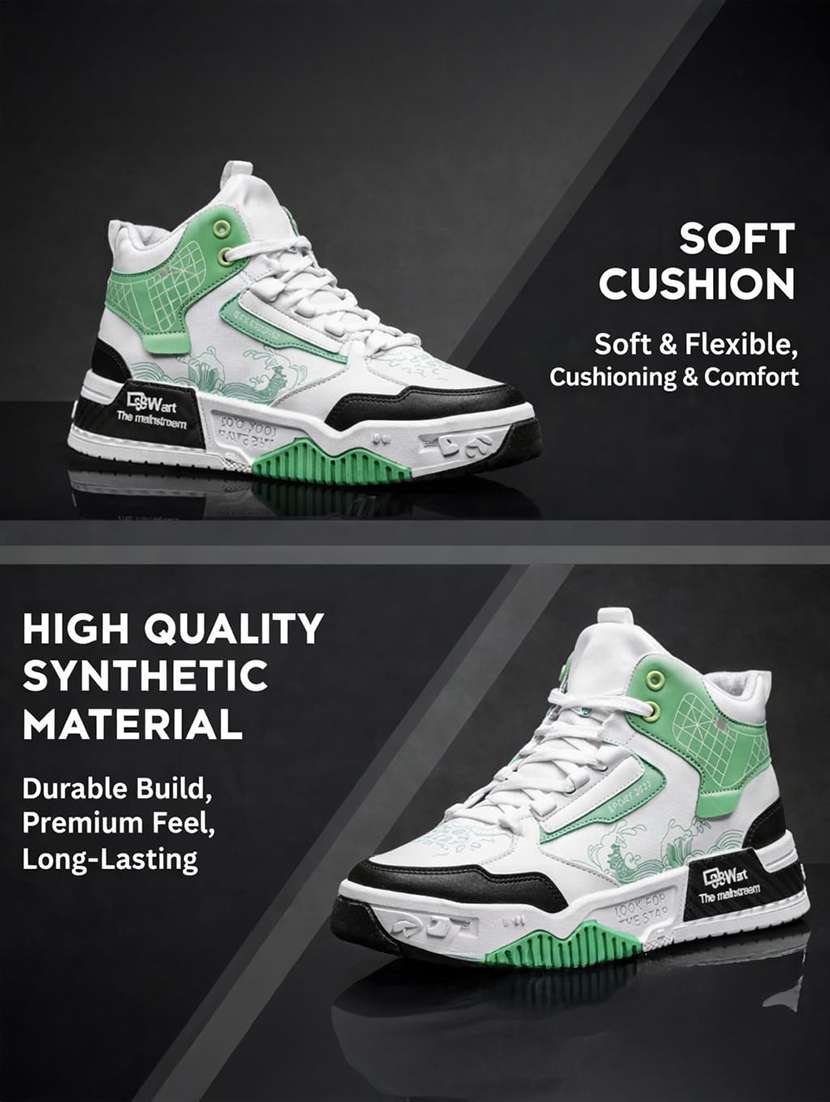 men color block lace up sneaker - 22520901 -  Standard Image - 5